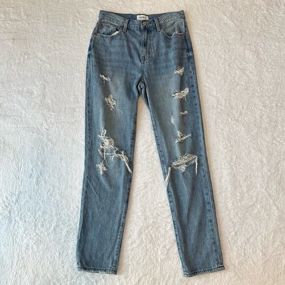 EUC | Pistola Denim | Jen Slouchy Boyfriend Distressed Jeans | Primrose | 25 - Picture 5 of 15